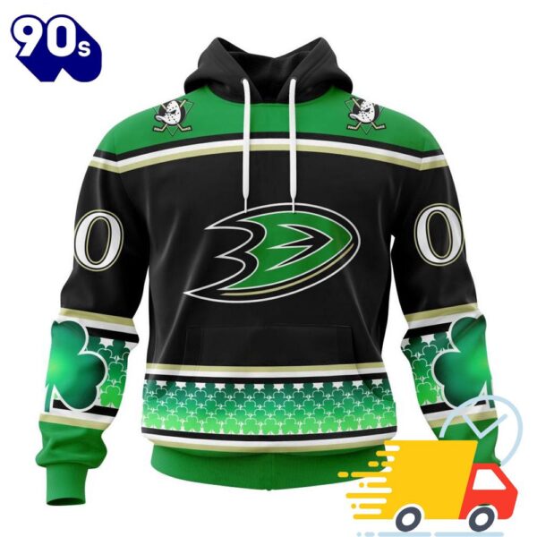 Personalized NHL Anaheim Ducks Specialized Unisex Kits Hockey Celebrate St Patrick’s Day All Over Print Shirts