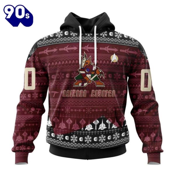 Personalized NHL Arizona Coyotes Special Star Trek Design Hoodie