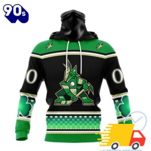 Personalized NHL Arizona Coyotes Specialized Unisex Kits Hockey Celebrate St Patrick's Day All Over Print Shirts