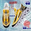 Personalized NHL Boston Bruins Clunky Max Soul Shoes, Boston Bruins Custom Name Shoes