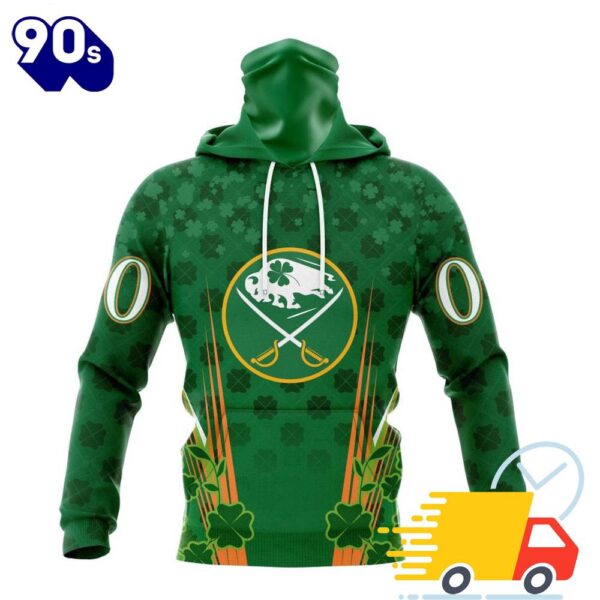 Personalized NHL Buffalo Sabres Full Green Design For St. Patrick’s Day All Over Print Shirts