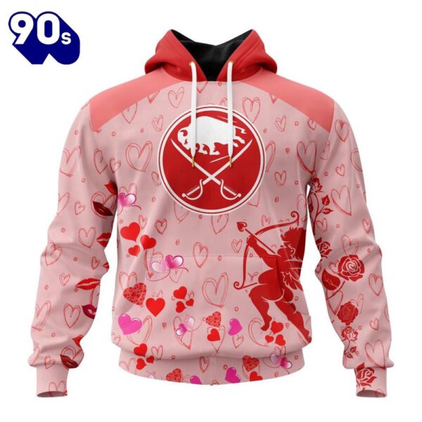 Personalized NHL Buffalo Sabres Special Design For Valentines Day All Over Print Shirt