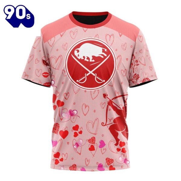 Personalized NHL Buffalo Sabres Special Design For Valentines Day All Over Print Shirt