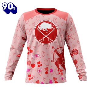 Personalized NHL Buffalo Sabres Special Design For Valentines Day All Over Print Shirt