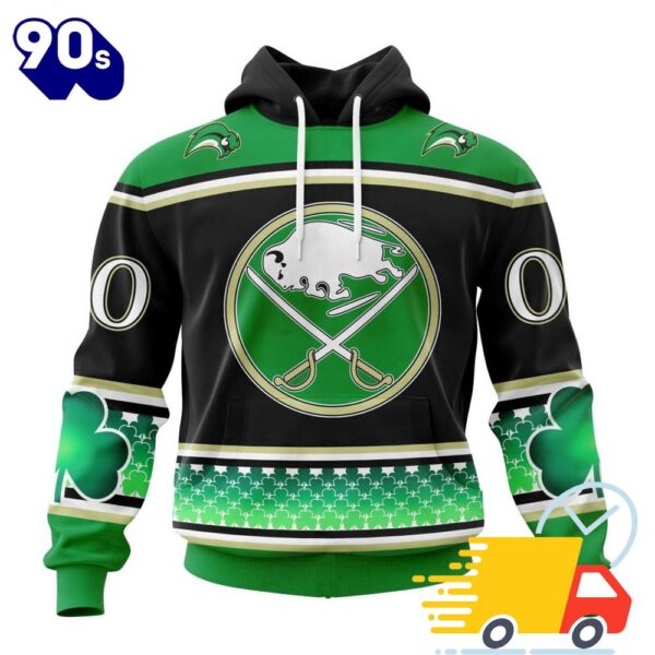 Personalized NHL Buffalo Sabres Specialized Unisex Kits Hockey Celebrate St Patrick’s Day 3D Shirts