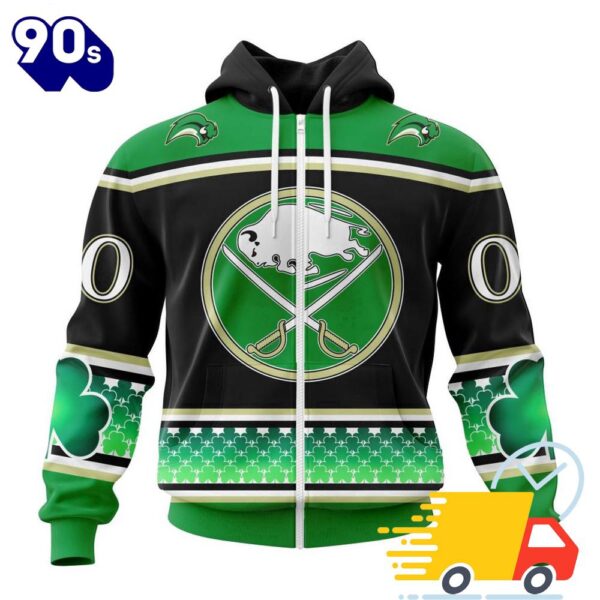 Personalized NHL Buffalo Sabres Specialized Unisex Kits Hockey Celebrate St Patrick’s Day 3D Shirts