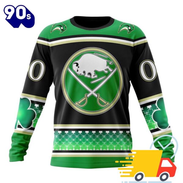 Personalized NHL Buffalo Sabres Specialized Unisex Kits Hockey Celebrate St Patrick’s Day 3D Shirts