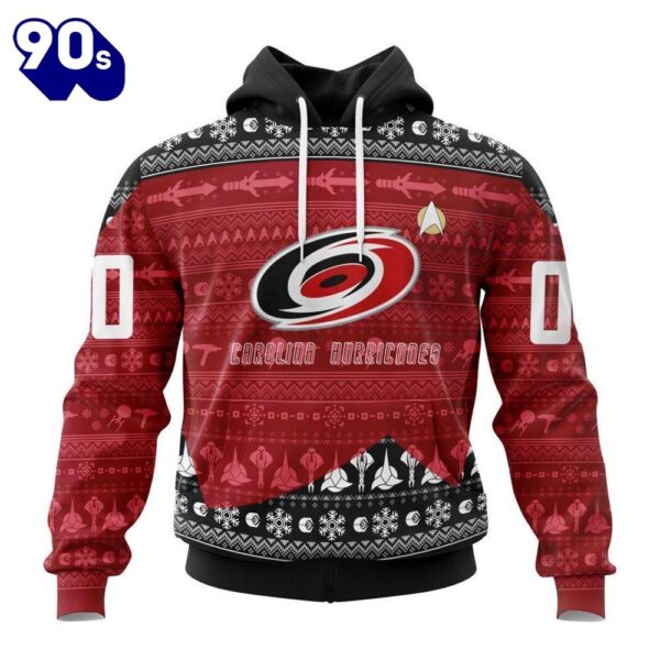 Personalized NHL Carolina Hurricanes Special Star Trek Design Hoodie