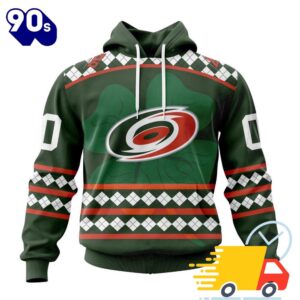 Personalized NHL Carolina Hurricanes Specialized Unisex Kits Hockey Celebrate St Patrick's Day 3D Shirts