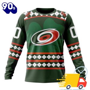 Personalized NHL Carolina Hurricanes Specialized Unisex Kits Hockey Celebrate St Patrick’s Day 3D Shirts