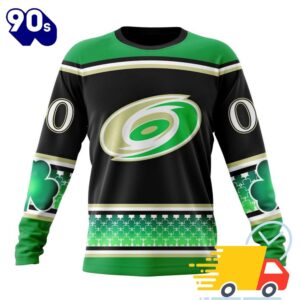 Personalized NHL Carolina Hurricanes Specialized Unisex Kits Hockey Celebrate St Patrick’s Day All Over Print Shirts