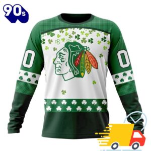 Personalized NHL Chicago Blackhawks Special Design For St. Patrick Day All Over Print Shirts