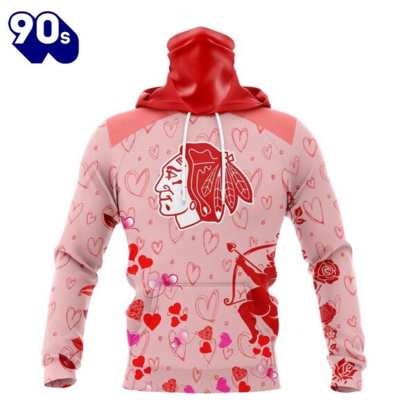 Personalized NHL Chicago Blackhawks Special Design For Valentines Day All Over Print Shirt