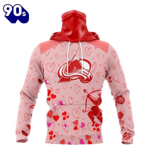 Personalized NHL Colorado Avalanche Special Design For Valentines Day All Over Print Shirt