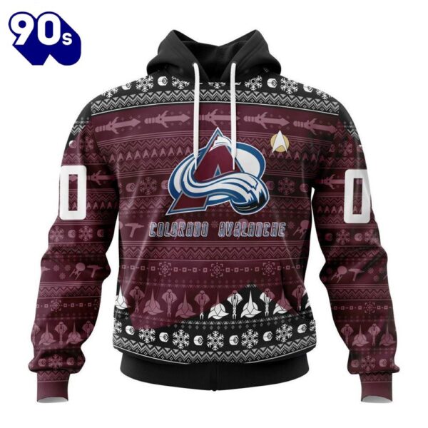 Personalized NHL Colorado Avalanche Special Star Trek Design Hoodie