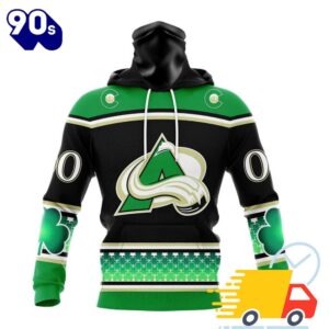 Personalized NHL Colorado Avalanche Specialized Unisex Kits Hockey Celebrate St Patrick's Day All Over Print Shirts