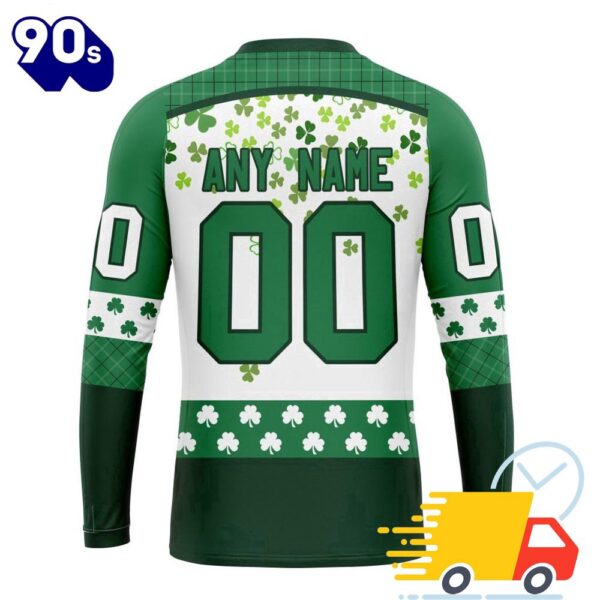 Personalized NHL Columbus Blue Jackets Special Design For St. Patrick Day All Over Print Shirts