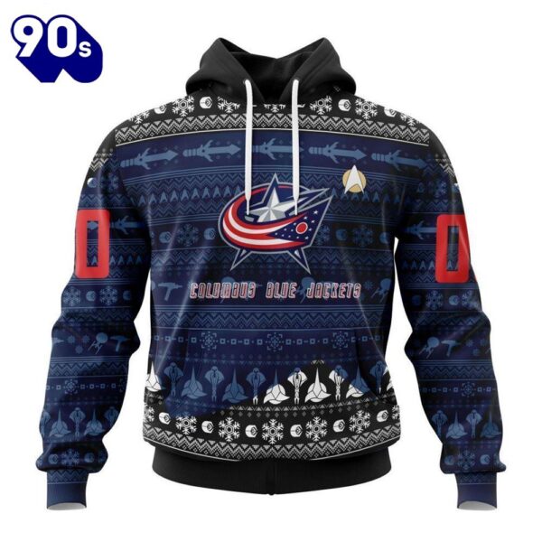 Personalized NHL Columbus Blue Jackets Special Star Trek Design Hoodie