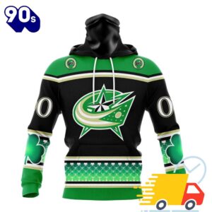 Personalized NHL Columbus Blue Jackets Specialized Unisex Kits Hockey Celebrate St Patrick's Day 3D Shirts