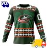 Personalized NHL Columbus Blue Jackets Specialized Unisex Kits Hockey Celebrate St Patrick’s Day All Over Print Shirts