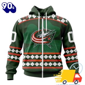 Personalized NHL Columbus Blue Jackets Specialized Unisex Kits Hockey Celebrate St Patrick's Day All Over Print Shirts