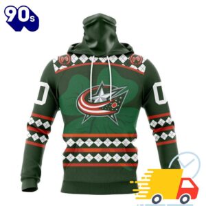 Personalized NHL Columbus Blue Jackets Specialized Unisex Kits Hockey Celebrate St Patrick's Day All Over Print Shirts