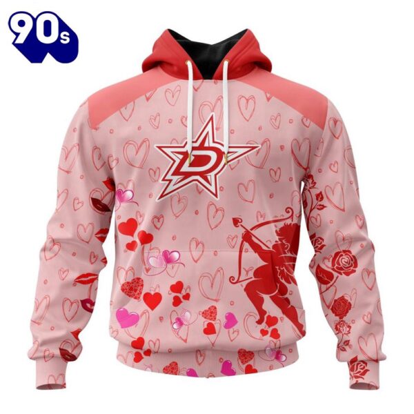 Personalized NHL Dallas Stars Special Design For Valentines Day All Over Print Shirt