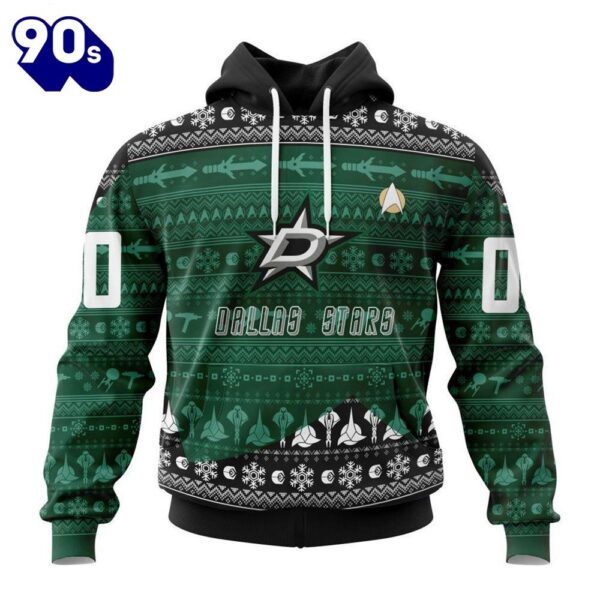 Personalized NHL Dallas Stars Special Star Trek Design Hoodie