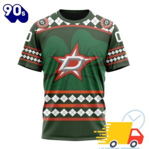 Personalized NHL Dallas Stars Specialized Unisex Kits Hockey Celebrate St Patrick's Day 3D Shirts