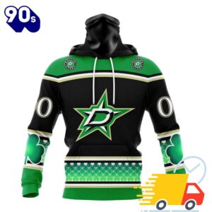 Personalized NHL Dallas Stars Specialized Unisex Kits Hockey Celebrate St Patrick's Day All Over Print Shirts