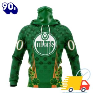 Personalized NHL Edmonton Oilers Full Green Design For St. Patrick's Day All Over Print Shirts