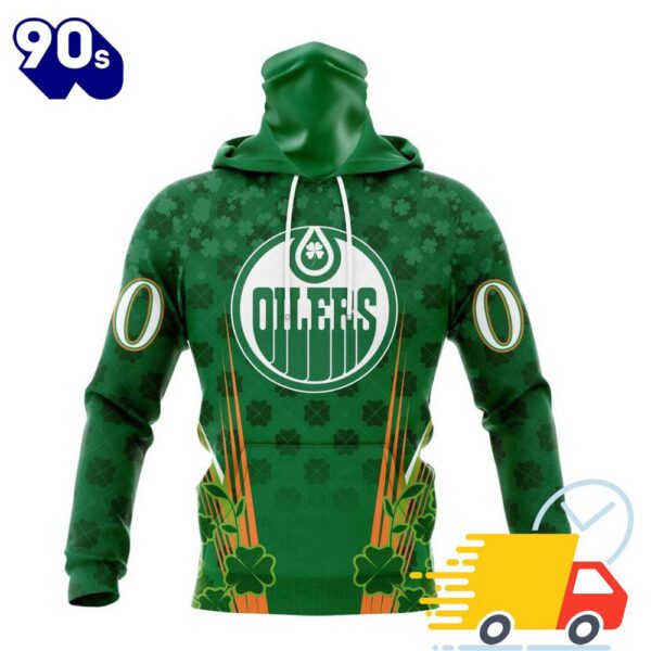 Personalized NHL Edmonton Oilers Full Green Design For St. Patrick’s Day All Over Print Shirts