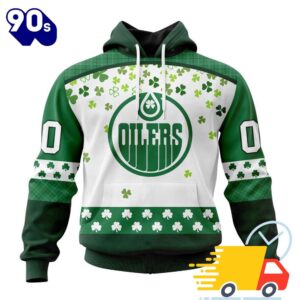 Personalized NHL Edmonton Oilers Special Design For St. Patrick Day All Over Print Shirts