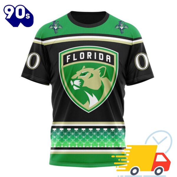 Personalized NHL Florida Panthers Specialized Hockey Celebrate St Patrick’s Day All Over Print Shirts