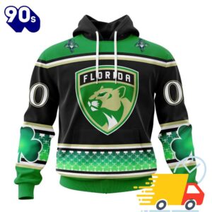 Personalized NHL Florida Panthers Specialized Hockey Celebrate St Patrick's Day All Over Print Shirts