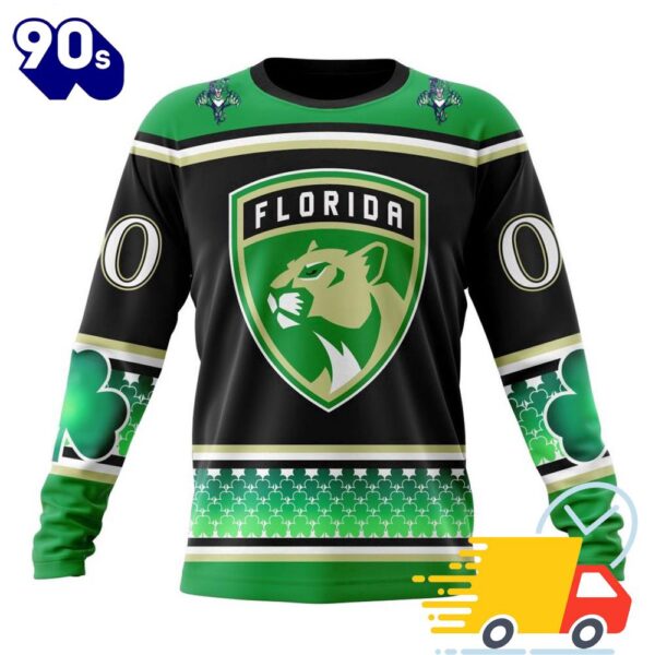 Personalized NHL Florida Panthers Specialized Hockey Celebrate St Patrick’s Day All Over Print Shirts