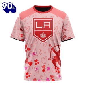 Personalized NHL Los Angeles Kings Special Design For Valentines Day All Over Print Shirt