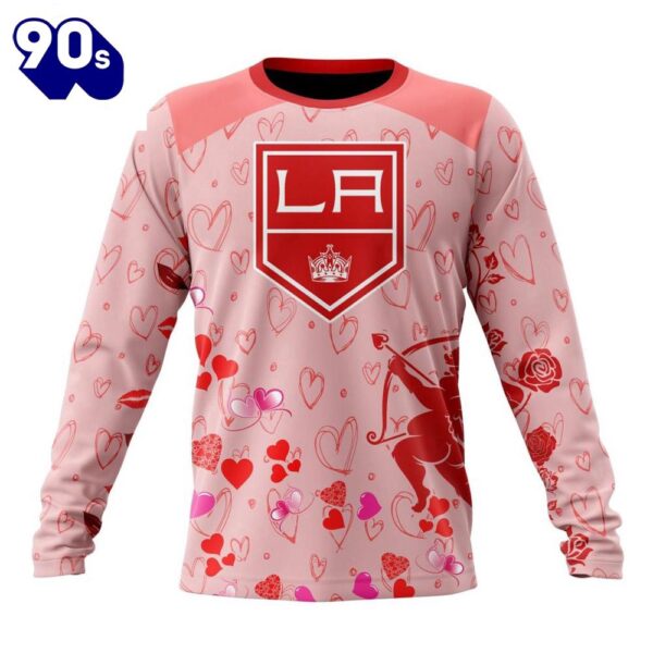 Personalized NHL Los Angeles Kings Special Design For Valentines Day All Over Print Shirt