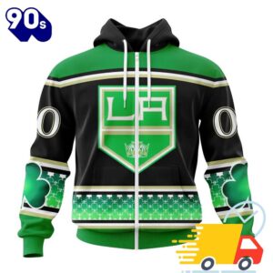 Personalized NHL Los Angeles Kings Specialized Hockey Celebrate St Patrick's Day All Over Print Shirts