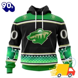 Personalized NHL Minnesota Wild Specialized Hockey Celebrate St Patrick's Day All Over Print Shirts