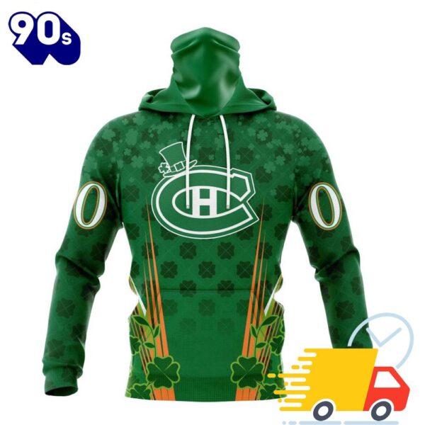 Personalized NHL Montreal Canadiens Full Green Design For St. Patrick’s Day All Over Print Shirts