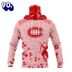 Personalized NHL Montreal Canadiens Special Design For Valentines Day All Over Print Shirt