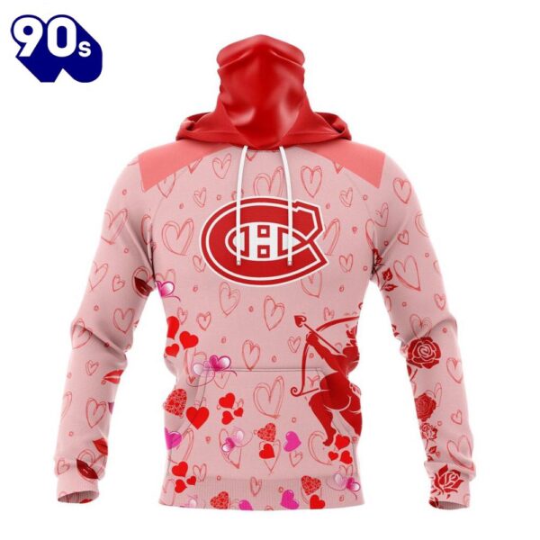 Personalized NHL Montreal Canadiens Special Design For Valentines Day All Over Print Shirt