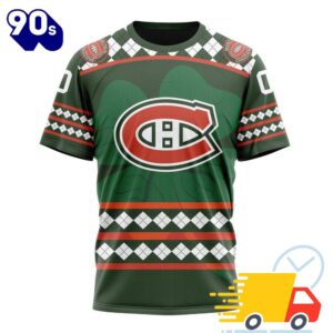 Personalized NHL Montreal Canadiens Specialized Unisex Kits Hockey Celebrate St Patrick's Day All Over Print Shirts