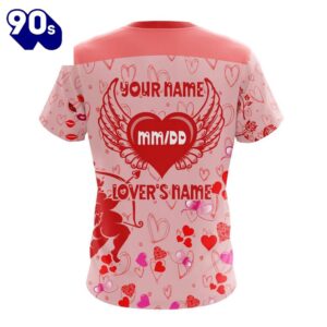 Personalized NHL Nashville Predators Special Design For Valentines Day All Over Print Shirt