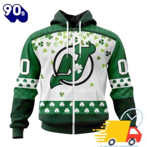 Personalized NHL New Jersey Devils Special Design For St. Patrick Day All Over Print Shirts