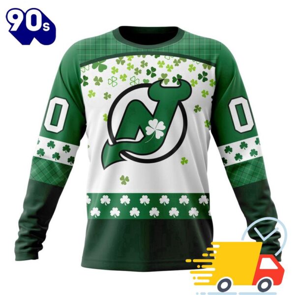 Personalized NHL New Jersey Devils Special Design For St. Patrick Day All Over Print Shirts