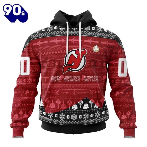 Personalized NHL New Jersey Devils Special Star Trek Design Hoodie