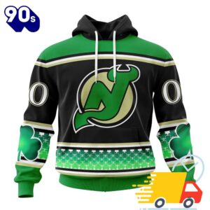 Personalized NHL New Jersey Devils Specialized Hockey Celebrate St Patrick's Day All Over Print Shirts