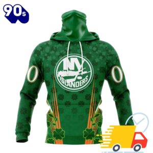 Personalized NHL New York Islanders Full Green Design For St. Patrick's Day All Over Print Shirts